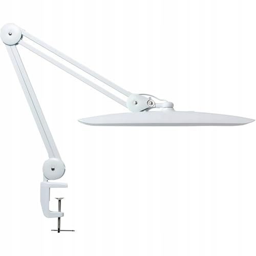 Skönhets Skrivbordslampa Med Klämma, Dimbar Arbetsbordslampa För Nagelsalonger, Hopfällbar LED Läslampa Med Justerbar Arm, För Arkitekt Hem Kontor Arbetsbänk Hantverk