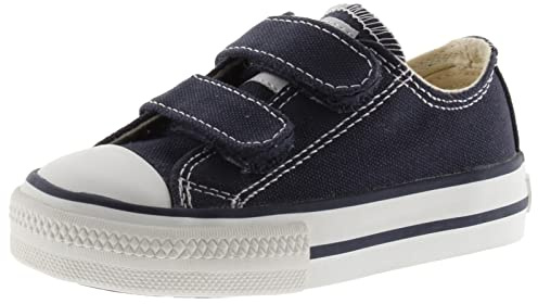 victoria Sneaker Unisex Tribu Tela & Punta in Gomma & Chiusure A Strappo 106555 per Bambini Marino 29