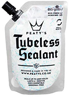 Peaty's Tubeless Sealant - Flüssigdichtmittel für Fahrradreifen (120 ml Trail Pouch)