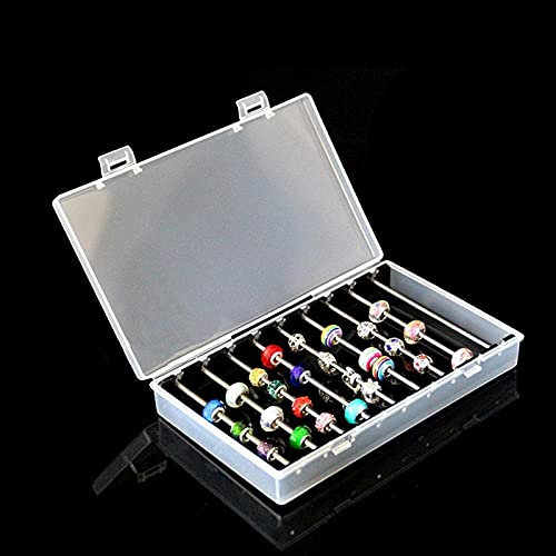 Jewelry storage box Charm Beads Holder Bracelet Jewelry Display Storage Box Troll Beads Show Case Organizer with Cover- Pandora Box Black L Jewellery Box Organiser ( Color : Pandora Box Black L )