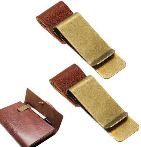 QEQSHQO 2pcs Pince à Billets Portefeuille en métal Ultra Mince Portefeuille bancaire Pince à Portefeuille Pince à Carte de crédit fichier d'argent Liquide Cadeau Fixe