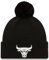 New Era Chicago Bulls NBA Mütze Basketball Winter Bommel warm Teamlogo schwarz - One-Size