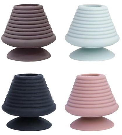 COACOM Tappo di Lavandino A 4 Pezzi, Tappo d'Acqua in Silicone Multifunzionale, Creativo E Multifunzionale, Riutilizzabile E può Essere Utilizzato in Cucina E Bagno.