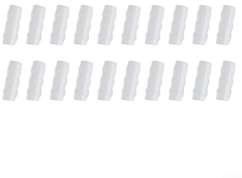 Lot de 20 pinces en plastique pour film de serre fixent solidement le film sur les cadres en cercle (25 mm)