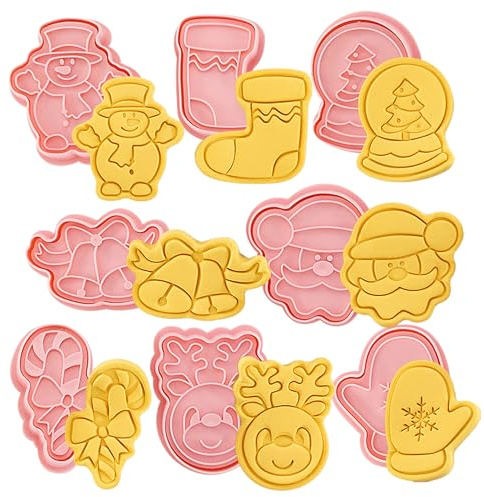 8 piezas moldes 3D hombre de jengibre navidad juego cortadores galletas para fiestas navidenas regalos accesorios