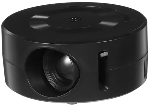 BAZEITFLOW Miniproyector Portátil Altavoz para Proyección Restaurantes y Alojamientos Compatible Dispositivos Móviles Función De Duplicación De Pantalla Diseño Compacto
