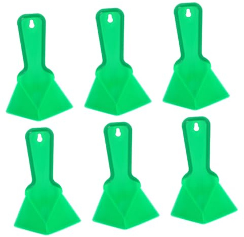 WOONEKY Set de 6 Truelles D'angle en Pvc Portables Poignée Ergonomique pour Finition Intérieure et Extérieure des Cloisons Sèches et Lissage des Murs