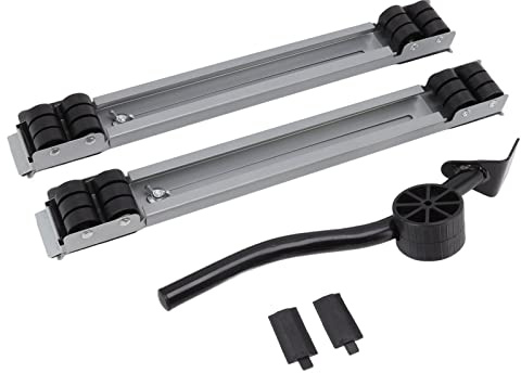 EMUKOEP Heavy Duty Apparatrullar Apparatskjutare Heavy Duty Möbelflyttare Utdragbar 45-70cm med 24 Hjul 300KG Kapacitet för Tvättmaskin Kylskåp