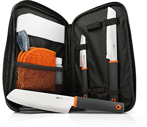 GSI 90105 Outdoors Santoku Knife Messerset, Unisex, Erwachsene, mehrfarbig, Einheitsgröße