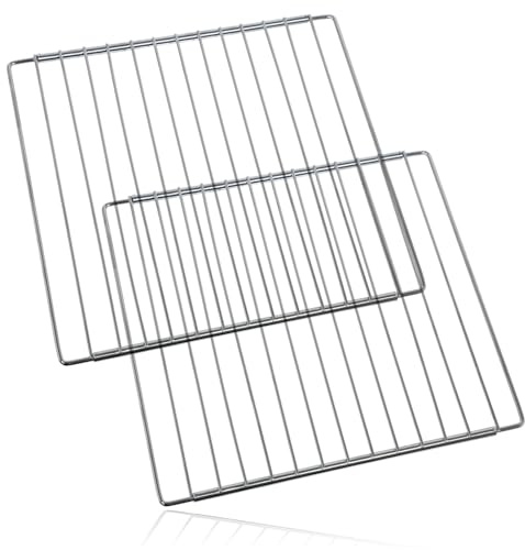 SPARES2GO Universal Adjustable Caravan & Camping Oven Cooker/Fridge Shelf (Pack of 2, 310 x 345-565mm)