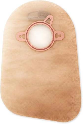 Hollister 18363 New Image 2-Piece 9” Closed Ostomy Pouch, 60 Pack, Transparent – 2-1/4” Flange Size, AF300 Filter