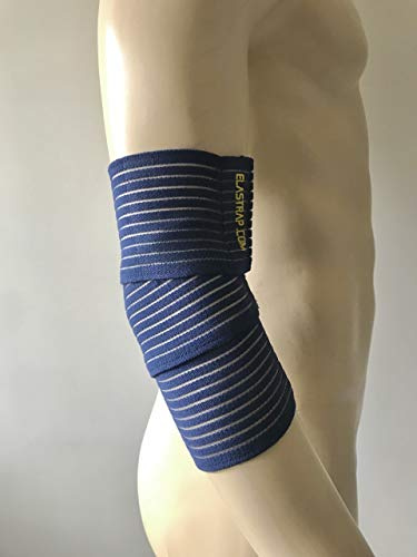 Bandelette Band Bandage Straping Elastic - kompressionsstöd stöd stöd orthese stag - (BANDE KUNG BLÅ 70 x 7,5 cm)