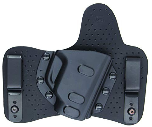 Ghost - Fondina pistola interna Ghost Inside per porto occulto, pelle traspirante e ABS (Inside 2 clip, L Sinistra)