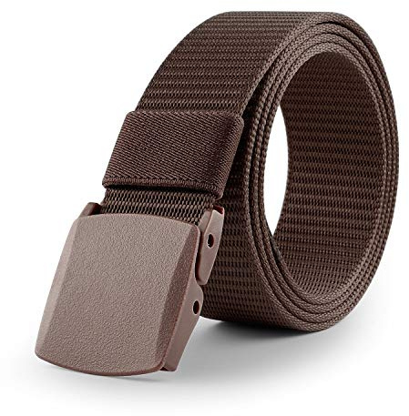 JASGOOD Nylon Canvas Breathable Military Tactical Men Waist Belt With Plastic Buckle