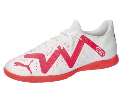 PUMA FUTURE PLAY IT, Fussballschuh, PUMA WHITE-FIRE ORCHID,