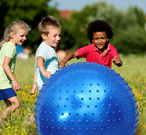 penepico Grande Pallone da Massaggio per Bambini, Palline da Yoga gonfiabili 85 cm, Grande Pallina Gonfiabile, Pallone da Esercizio con Punte tattili, Palline da Gioco
