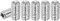 PATIKIL 30 Pcs Hex Socket Grub Screw, M2x3mm Flat Point Grub Bolt 304 Stainless Steel Head Socket Set Screws for Door Handles Light Fixture Repair