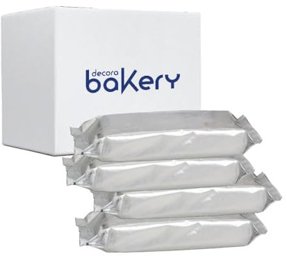 Decora 0310220 Confezione da 5 Kg Pasta Di Zucchero Bianca Bakery