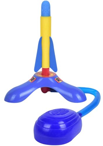 LRXIYODE Lance-roquettes Manuel pour Garçon Fille Modèle Fusée Plastique Léger Jeu Interactif Sécurisé pour Garçons Éducatif Créatif pour Ans