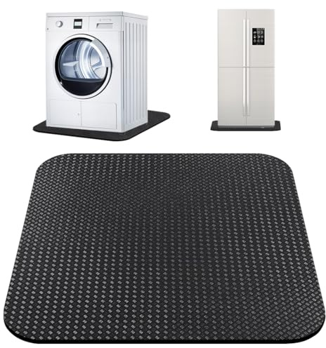 Umllpet Alfombrilla Antideslizante en Ambos Lados 60x60 cm, Antivibración e Impermeable para Lavadora, Secadora y Frigorífico