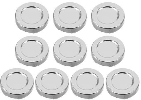 VERDANVERSE Knappöverdrag för Blusar Blank Rund Design med Mjukt Skinfriendly Ytfinish Formella Knappdekorationer för Skjortkragar och Kavajer Bekväma och Hållbara Metallknappar