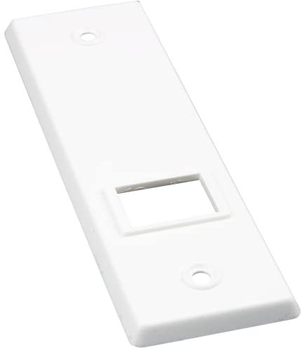 Abdeckplatte (Blende) mit Lochabstand 13,5cm RUND weiß