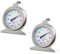 Lantelme 2 Stück Kühlschrankthermometer Edelstahl | Temperatur -50 bis +50°C Gefrierschrankthermometer | Analog Thermometer Set für präzise Temperaturkontrolle in Kühlschrank Gefrierschrank