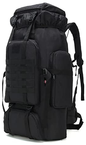 W WINTMING Hiking Backpack for Men 70L/100L Camping Backpack Military Rucksack Molle 3 Days Assault Pack for Climbing