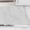 danario Küchenrückwand selbstklebend - Matt - Spritzschutz Küche - versteifte PET Folie - 0,37 mm - Marmor weiß - 60cm x 60cm