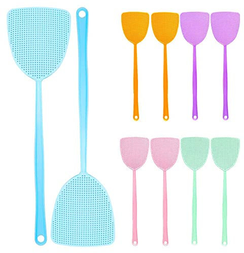 Newaner Matamoscas, Paquete de 10 Control Manual de Plagas, Multicolor,Ayudante de Cocina