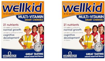 Vitabiotics Wellkid Multi-Vitamin Smart Chewable - 30 Tablets (Pack of 2)