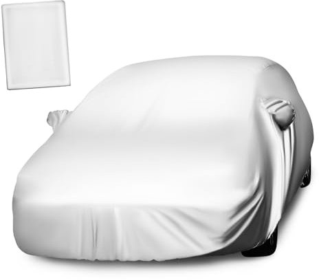 STOBOK Universelle Autoabdeckung XL Schnee Und Windschutzabdeckung Outdoor Auto Halbgarage Hagelschutzdecke UV Schutz Für Autos