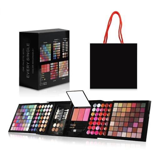 VIOLA HOUSE Paleta de 177 Colores de Sombras de Ojos con Espejo y Aplicadores, Kit de Maquillaje Todo en Uno para Mujer, Set de Maquillaje de Sombras de Ojos Multicolor