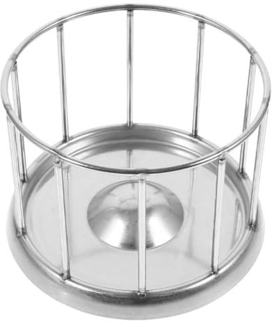 PENIKOKO Comedero para Terrario de Reptiles en Acero Inoxidable, Plato de Comida para Tortugas Seguro y Duradero, Fácil de Limpiar y Apto para Mascotas Pequeñas