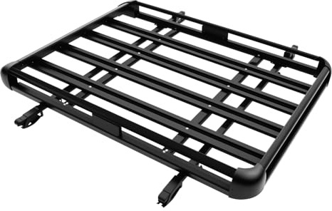 BJTDLLX Universal takgepäckhållare 140 cm Bil takkorg takräcke, aluminium takgepäckhållare korg svart takkorg, viktkapacitet 150 kg, inställbar bredd 100-135 cm