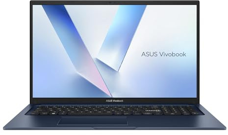 ASUS Vivobook 17 | Quiet Blue (X-Serie) | 17,3 FHD | Core 5 120U | RAM: 24GB | SSD: 1TB | beleuchtete Tastatur | Windows 11 Pro | Office 2024 Pro | Notebooktasche