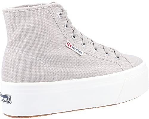 Superga 2708 HI TOP Ankle Boots Grey ColombaWhite Avorio