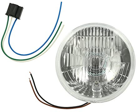 VEBCO Scheinwerfereinsatz H4, 140mm - für Simson S51, KR51 Schwalbe, SR4-2 Star, SR4-3 Sperber, SR4-4 Habicht, Duo - für MZ ES150