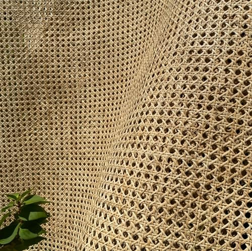 Ratan Rollo Mimbre 50 x 50cm, Rejilla Natural, Rattan por Metros, Rollo para Muebles, Armario y Silla Ratan, Aparador Cabecero