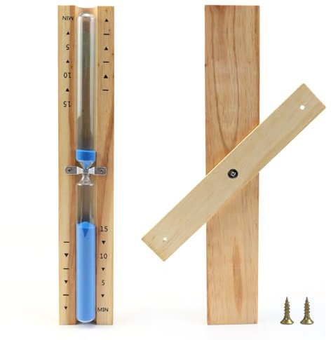 Sanduhr Sauna Saunauhr 360° Drehbare Sauna Sanduhr Holz Sauna Uhr 15 Minuten Zeitmessung
