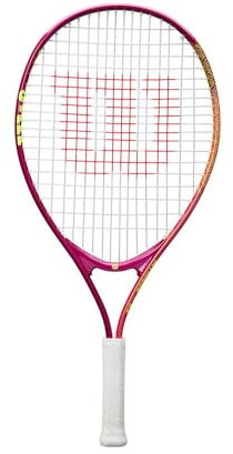 Wilson Intrigue Jr 23 Tennis Racket, Kastanienbraun/Rosa