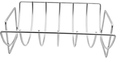 ibasenice 1 Pezzo Costine Inossidabile per Barbecue Strumento Resistente e Portatile per Carne Uniforme Adatta per Gas