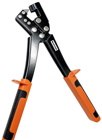 Magicbox Trockenbau Zange, Leichte Profil-Crimpzange 30 cm, Hohe Stärke für Gipskarton & Dekorationsprojekte, Crimpzange FüR 0.3-0.8MM Wandstärke