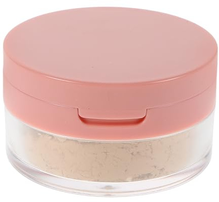 Ipetboom Polvo Fijador Suelto y Fórmula Transpirable para Maquillaje Incluye Aplicador Puff con Control de Aceite Adecuado para Verano y Viajes para Verano y Viajes