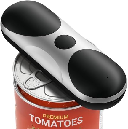 Ouvre-Boîtes Automatique | Ouvre-Boîtes Automatique, pour Seniors aux Mains Arthritiques, Rechargeable par USB, pour Toutes les Tailles de Boîtes
