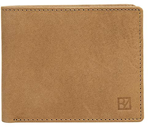 Bodenschatz Geldbörse Bicolour Echt Leder Cognac Herren - 020133