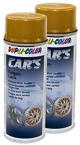 Felgenlack Lack Spray Car's Dupli Color 385902 Gold 2 X 400 ml