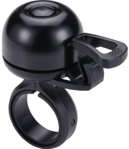 BBB EasyFit Deluxe Plus BBB-24 - Campanello per bicicletta con meccanismo di bloccaggio, per manubrio con diametro 22,2 mm e 25,4 mm, per bici da corsa