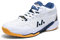 Xuanke Volleyball Schuhe Herren Turnschuhe Indoor-Sportarten Trainingsschuhe leichte Dämpfung rutschfeste38-48EU (Weiß, Erwachsene, 44, Numerisch, EU Schuhgrößensystem, M)