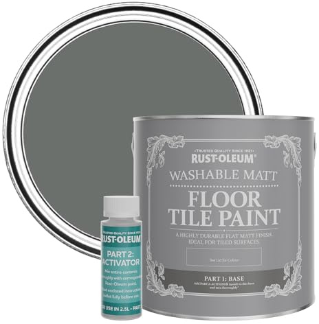 Rust-Oleum Washable Matt Floor Tile Paint - Ouseburn 2.5L